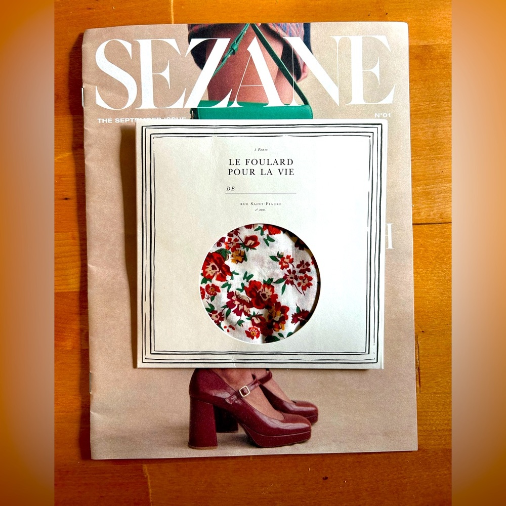 Sezane Le Foulard Pour La Vie scarf